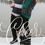 "Cheer" - Holiday Cards in Snow by Erin German - Detail