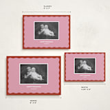 "Color Wave" - Holiday Cards in Raspberry by Helena Vitto - Formats Available