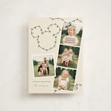 "Disney's Mickey Glowing Lights" - Holiday Cards in Gumdrop by Sarah Hawkins Designs - Front