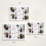 "Disney's Mickey Minnie Magical Season" - Holiday Cards in Cherry by letterfix - Formats Available