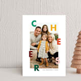 "Letters" - Holiday Cards in Emerald by Genna Blackburn - Front
