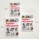 "Memory Squares" - Holiday Cards in Snow by Maria Alou - Formats Available