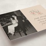 "Newlywed Toast" - Holiday Cards in Candied Grapefruit by Randi Cirelli - Detail