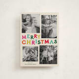 "Color Coded Spirit" - Holiday Cards in Bright by Inkblot Design - Front