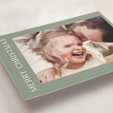 "Gilded Merry" - Holiday Cards in Sage by Angela Thompson - Detail