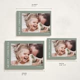 "Gilded Merry" - Holiday Cards in Sage by Angela Thompson - Formats Available