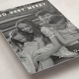 "merry greeting" - Holiday Cards in Cream by Jenny Millington - Detail