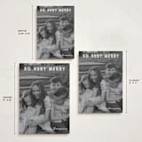 "merry greeting" - Holiday Cards in Cream by Jenny Millington - Formats Available