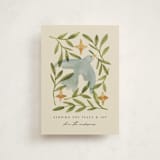 "Finding the Light" - Holiday Cards in Cream by Amy Kross - Front