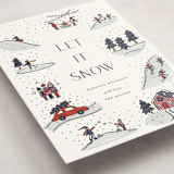 "Snowy Scenes" - Holiday Cards in Snow Day by Lauren Jinhee - Detail