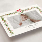 "Bows & Ribbon" - Holiday Cards in Candy Cane by Susan Moyal - Detail