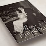 "Holiday in Type" - Holiday Cards in Snow by Design Lotus - Detail