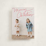 "Off Script" - Holiday Cards in Cherry by Annie Clark - Front