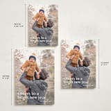 "Bright and New" - Holiday Cards in Sugar by Kimberly Morgan - Formats Available