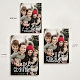 "Outline" - Holiday Cards in Starlight by Jessie Steury - Formats Available