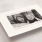 "Candy Cane Lines" - Holiday Cards in Candy Cane by Allison Orszak - Detail