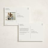 "Christmas Classic" - Holiday Cards in Navigation by Design Lotus - Back of Card Options