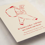 "If Santa Asks" - Holiday Cards in Reindeer Nose by Sierra Lee - Detail