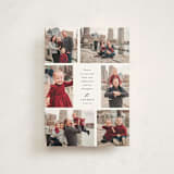 "All Around" - Holiday Cards in Coal by Jennifer Postorino - Front