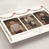 "Joyful Holly" - Holiday Cards in Peppermint by Susan Moyal - Detail