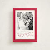 "Christmas Glory" - Holiday Cards in Ruby by Alston Foster - Front