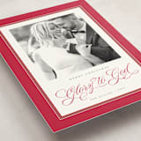 "Christmas Glory" - Holiday Cards in Ruby by Alston Foster - Detail