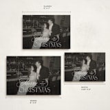 "Holiday in Type" - Holiday Cards in Snow by Design Lotus - Formats Available