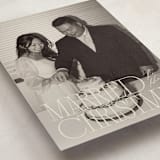 "serif married christmas" - Holiday Cards in Champagne by Ellen Schlegelmilch - Detail