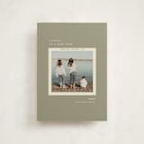 "Vacation Snapshot" - Holiday Cards in Sage by Sarah Brown - Front