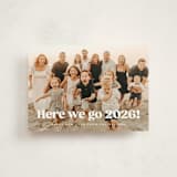 "here we go!" - Holiday Cards in Snow by Kristie Kern - Front