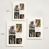 "All Aglow" - Holiday Cards in Berry by Jen Tips - Formats Available