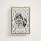 "Peaceful Blooms in Blue" - Holiday Cards in Porcelain by Sabrin Deirani - Front