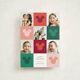 "Vibrant Disney Mickey" - Holiday Cards in Cranberry by Ellen Schlegelmilch - Front
