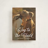 "Vintage Joy" - Holiday Cards in Snow by Jackie Crawford - Front