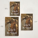 "Vintage Joy" - Holiday Cards in Snow by Jackie Crawford - Formats Available