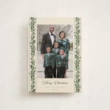 "evergreen garlands" - Holiday Cards in Eggnog by Rebecca Durflinger - Front