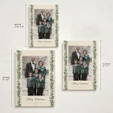 "evergreen garlands" - Holiday Cards in Eggnog by Rebecca Durflinger - Formats Available