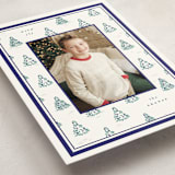 "Little Trees" - Holiday Cards in Blue Spruce by Corinne Malesic - Detail