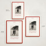 "newsie" - Holiday Cards in Candy Cane by Ellen Schlegelmilch - Formats Available