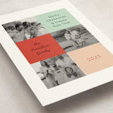 "Tinsel & Joy" - Holiday Cards in Cranberry by Alicia Schultz - Detail
