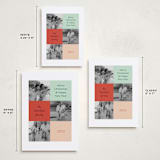 "Tinsel & Joy" - Holiday Cards in Cranberry by Alicia Schultz - Formats Available