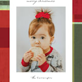 "abstract plaid" - Holiday Cards in Festive by Rebecca Durflinger - Detail