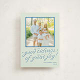 "cotillion" - Holiday Cards in Mint by Megan Davis - Front