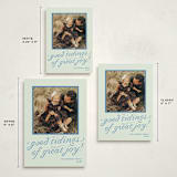 "cotillion" - Holiday Cards in Mint by Megan Davis - Formats Available