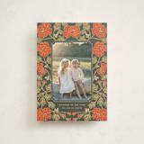 "Christmas Poppies" - Holiday Cards in Balsam by Tara Grangroth - Front