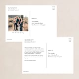 "Timeless Elegance" - Holiday Cards in Snow by Grae - Back of Card Options