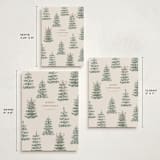 "Festive forest" - Holiday Cards in Champagne by Angela Garrick - Formats Available