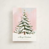 "The Tree" - Holiday Cards in Winter Sunrise by Petra Kern - Front
