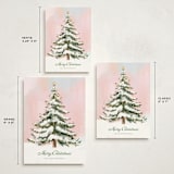 "The Tree" - Holiday Cards in Winter Sunrise by Petra Kern - Formats Available
