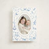 "12 Days of Christmas Toile" - Holiday Cards in Ice by Teju Reval - Front